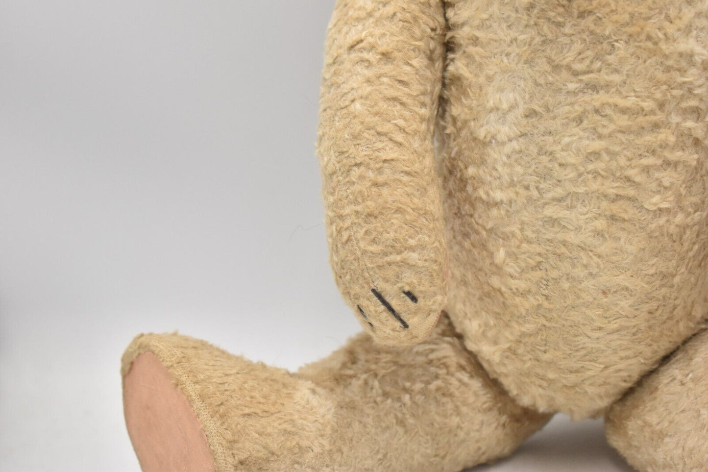 Vintage 1950's Hungarian Gorka Mohair Teddy Bear – Full Jointed, Wood Wool