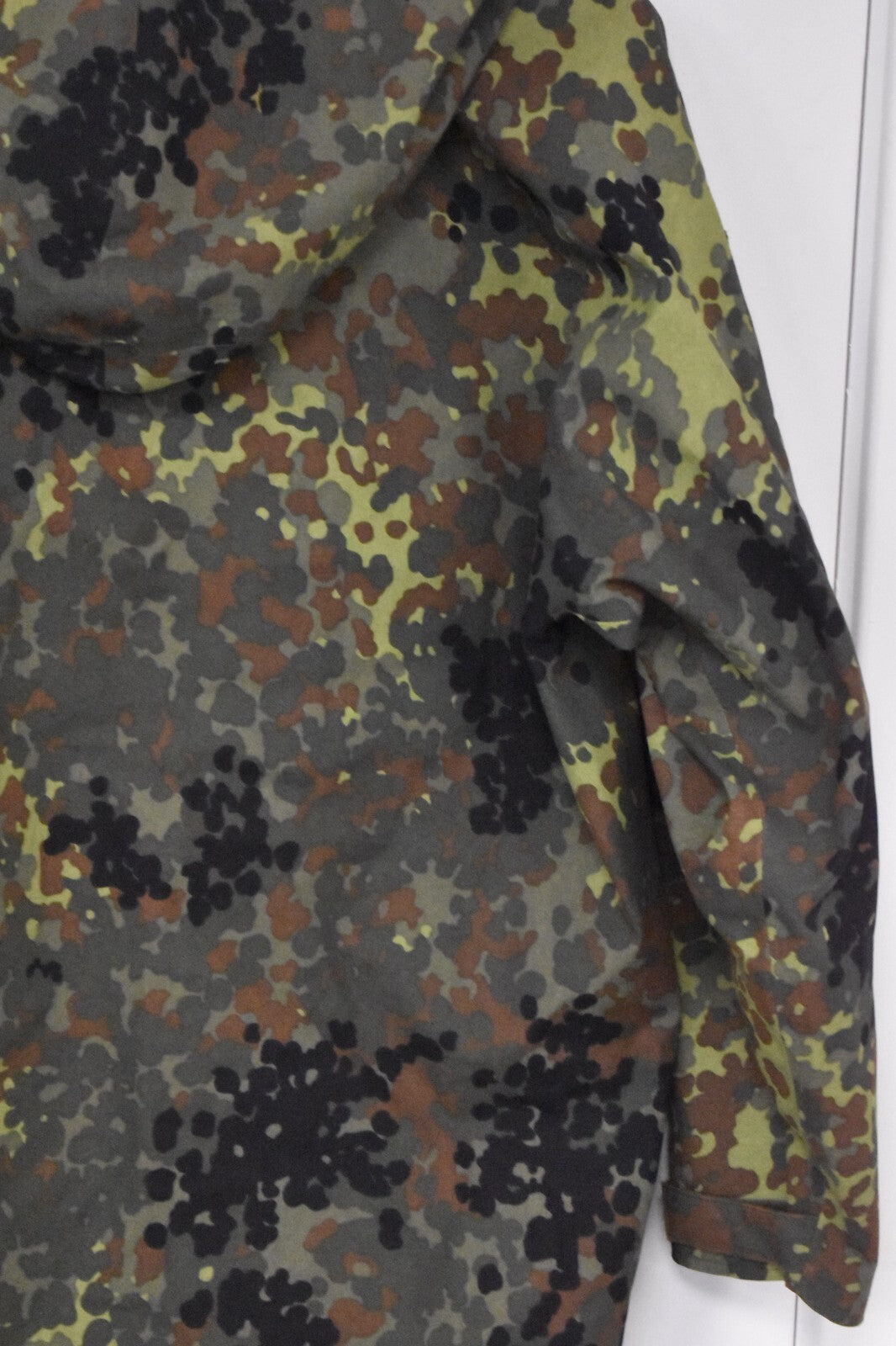 German Army Flecktarn Camo Waterproof Jacket 44" Chest