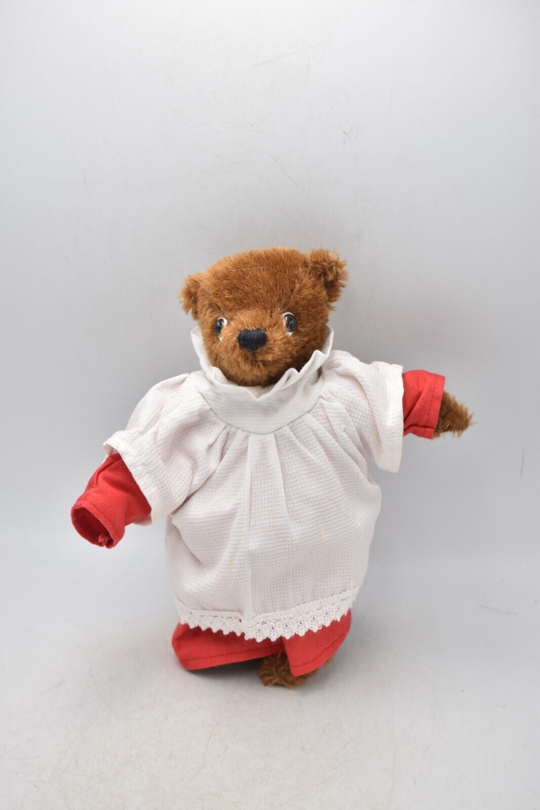 Merrythought Mohair Dress Teddy Bear – Retired – Fully Jointed – 24cm
