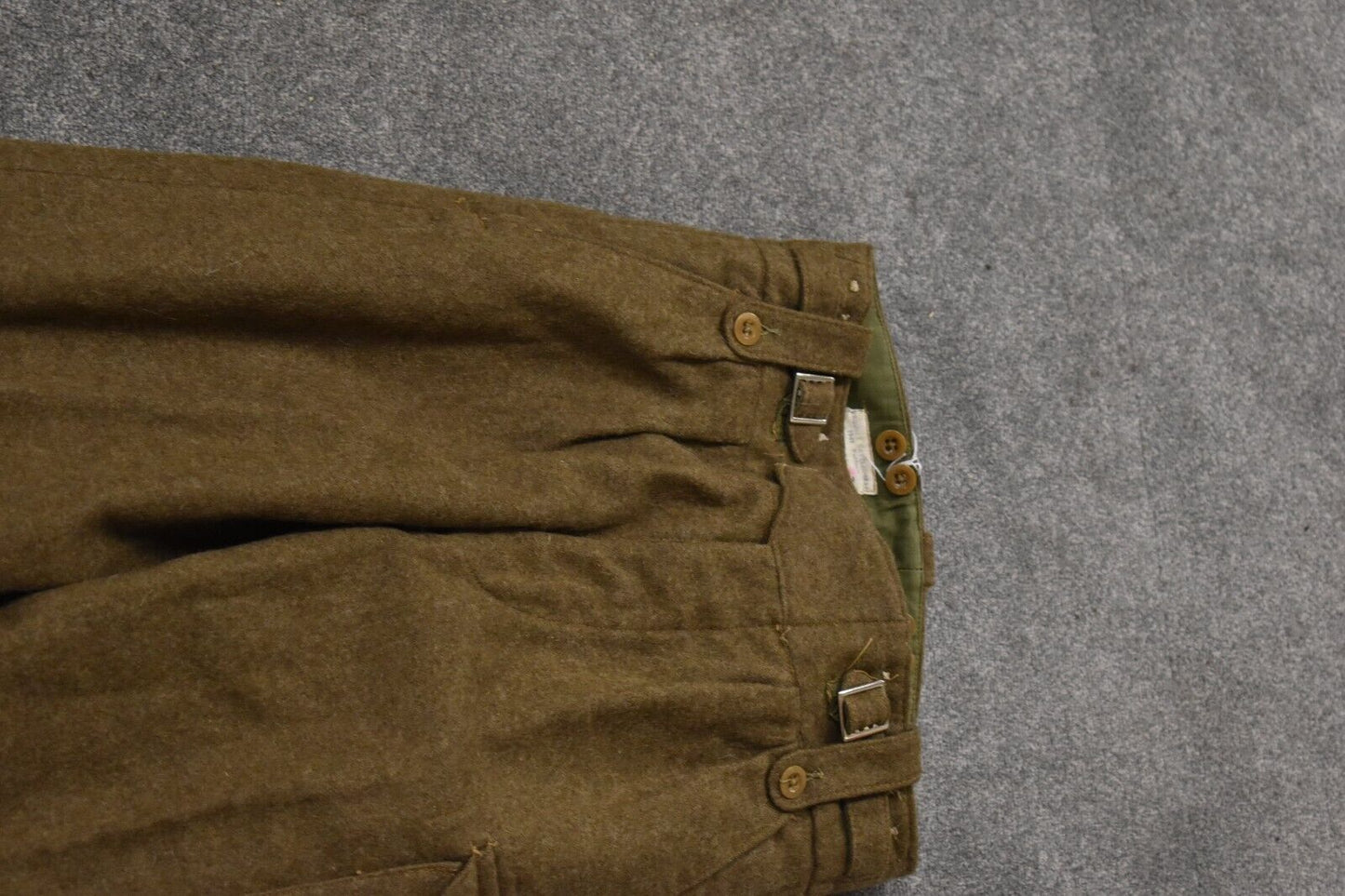 British Army 1949 Pattern Wool Battledress Trousers – W32" L29", Dated 1955