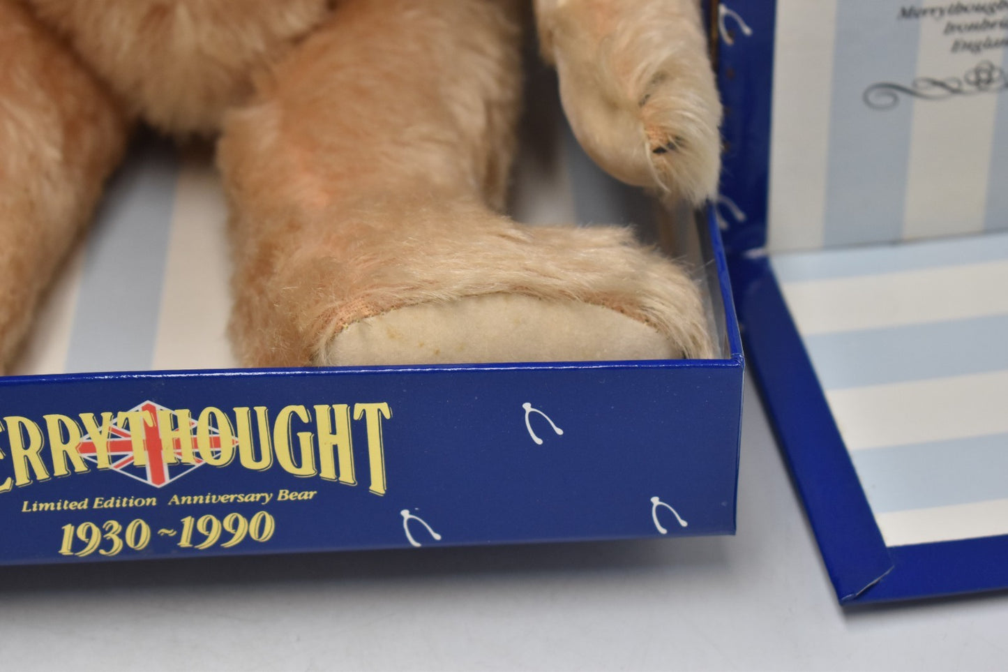 Merrythought Diamond Jubilee Bear 1930–1990 – Limited Edition #1873