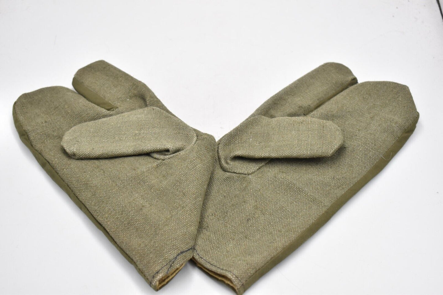 German Army 3-Finger Mittens / Work Gloves – Size Medium