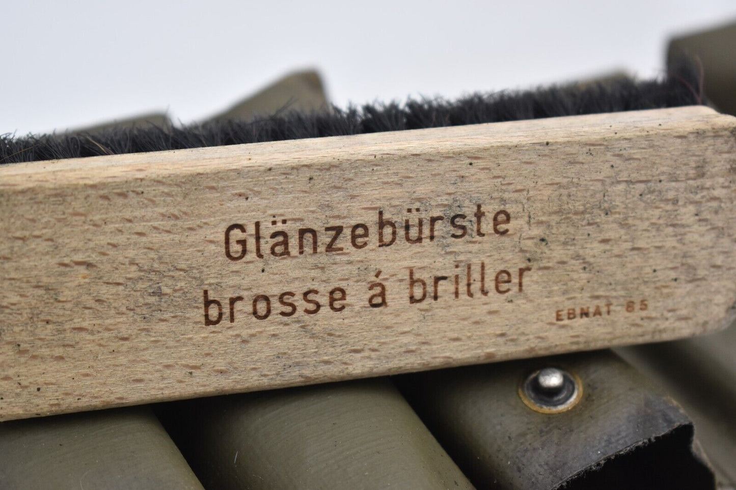 Vintage German Army Boot Care Brush Kit – Dated 1987