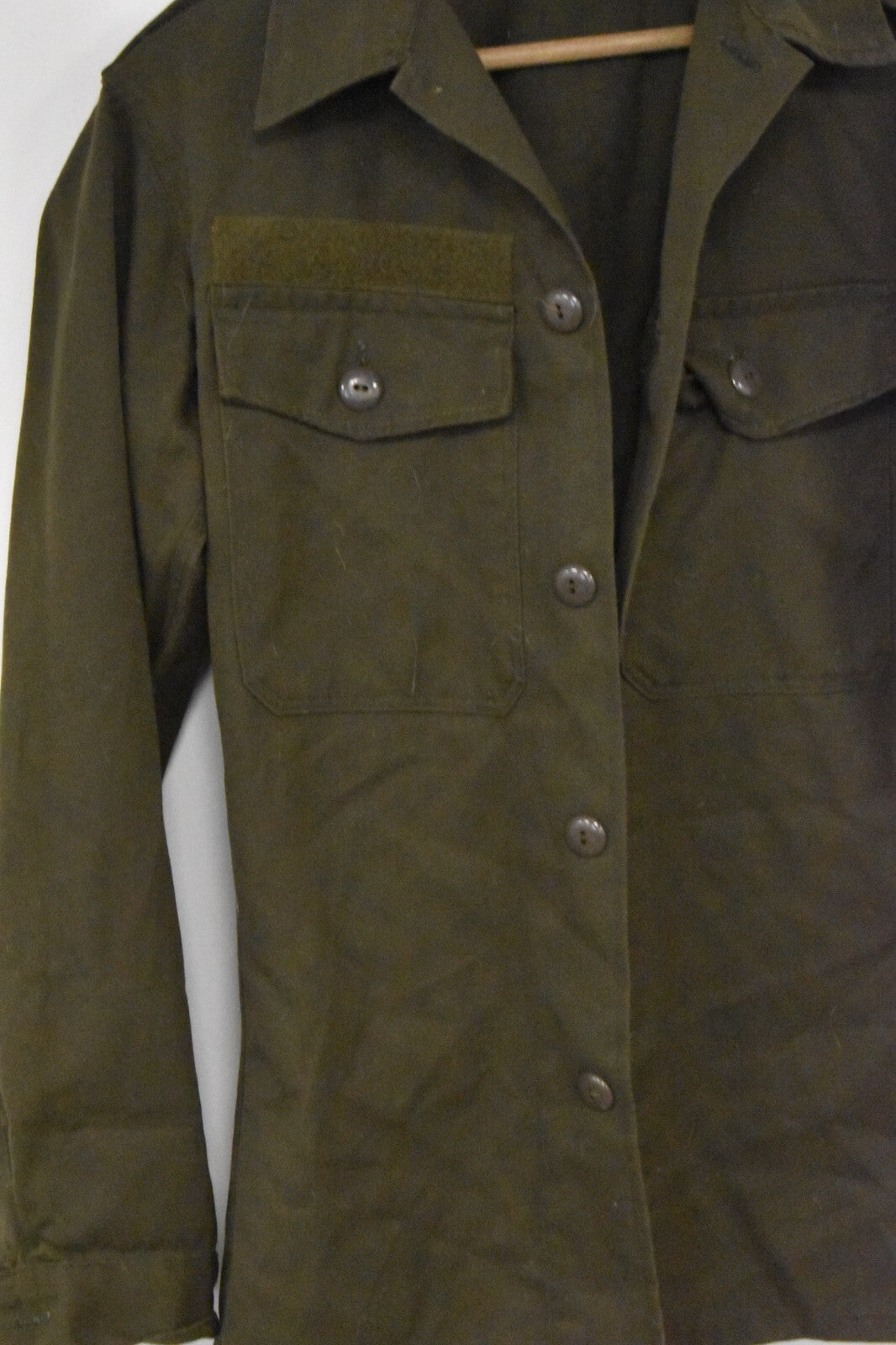 Austrian Army Field Shirt Khaki Green Military Uniform Heereseigentum 40" Chest