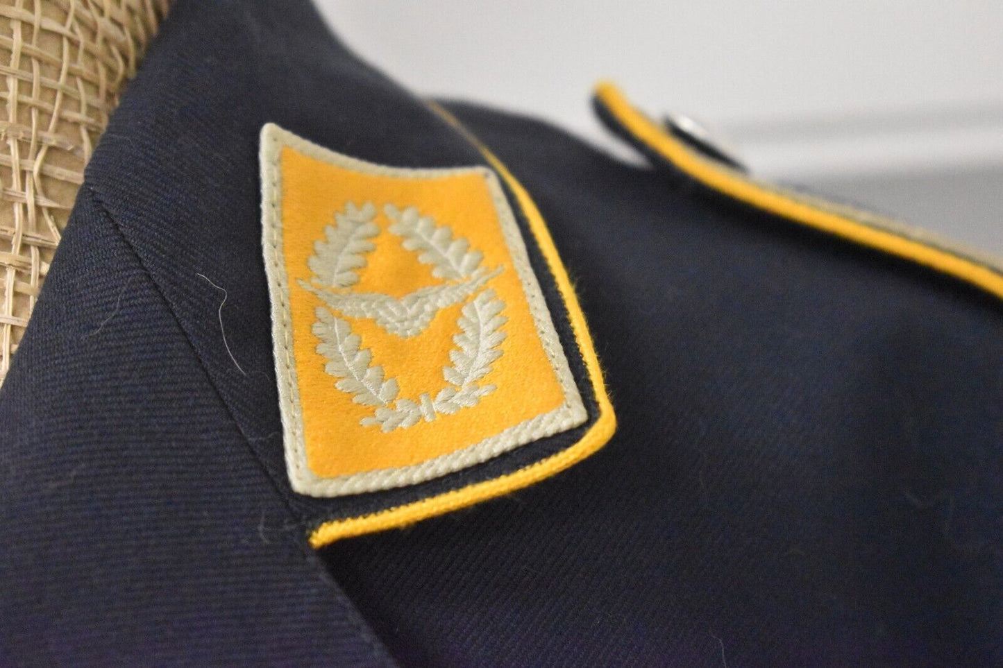West German Air Force Luftwaffe Unteroffizier Blue Dress Jacket Tunic – Size 38"