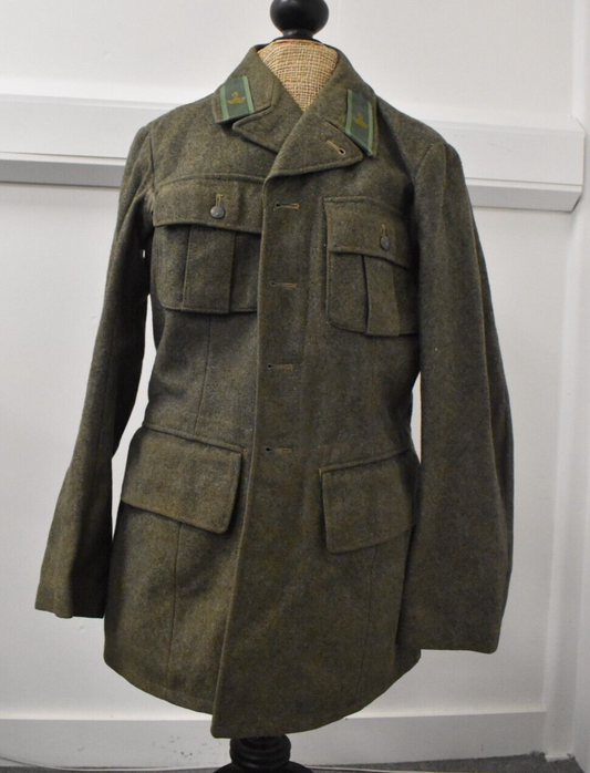 WWII Swedish Army 1942 Artillery Wool Tunic Jacket – 40" Chest