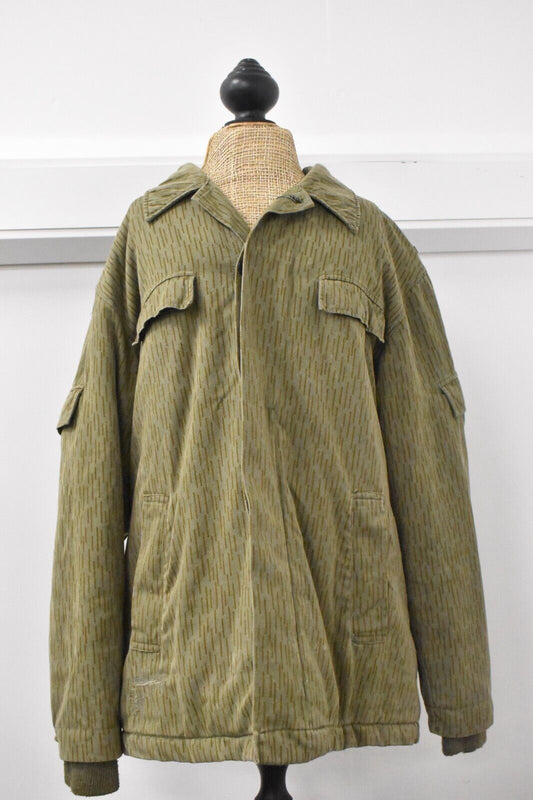 East German DDR Raindrop Strichtarn Camouflage Parka Jacket 40" Chest