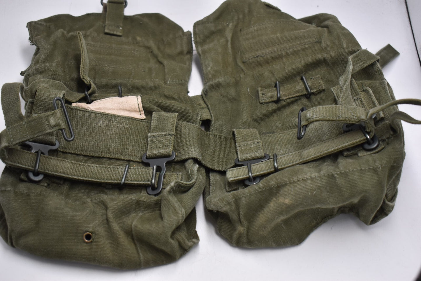 British Army 58 Pattern Webbing Kidney Pouch Set