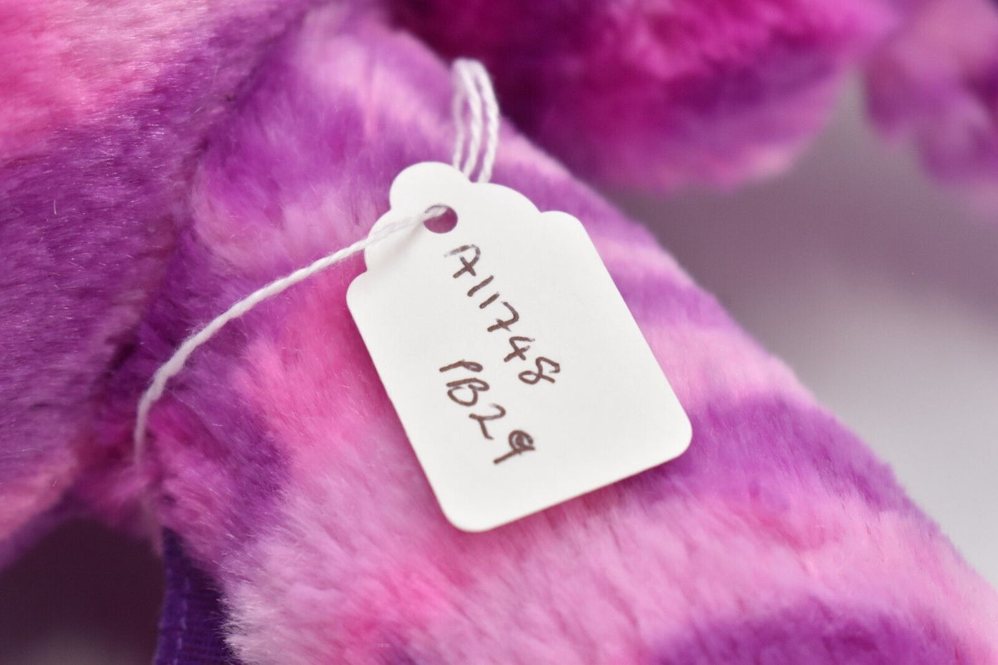 Build-A-Bear Midnight Shimmer Bat – Pink Swirl Purple Plush Vampire Halloween