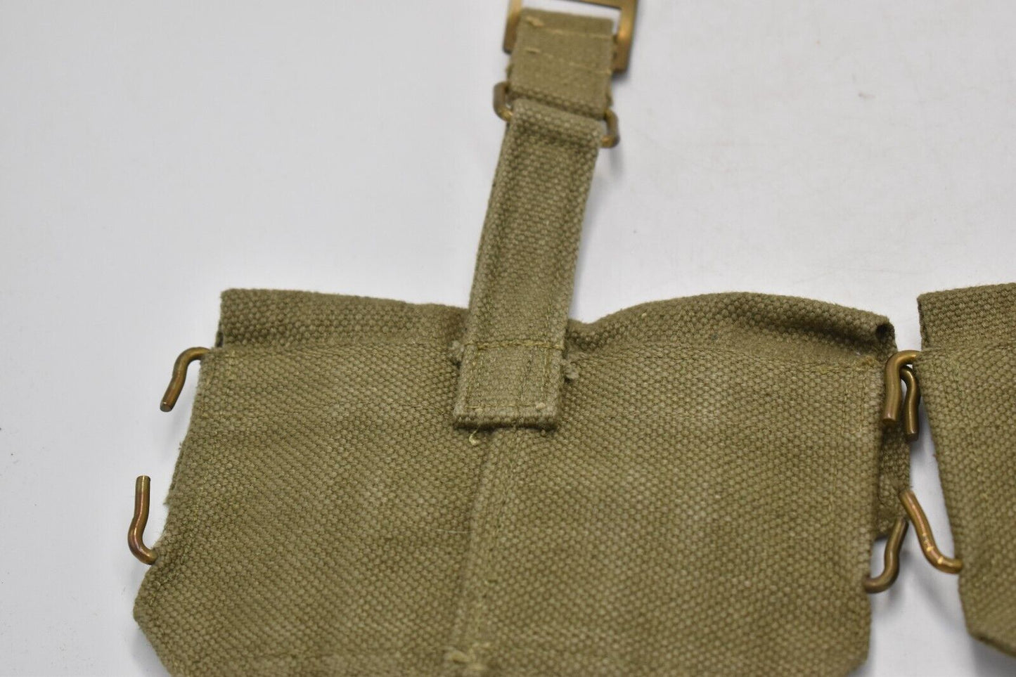 Belgian Army 1953 Dated Double Ammunition Pouches – Original Military Webbing