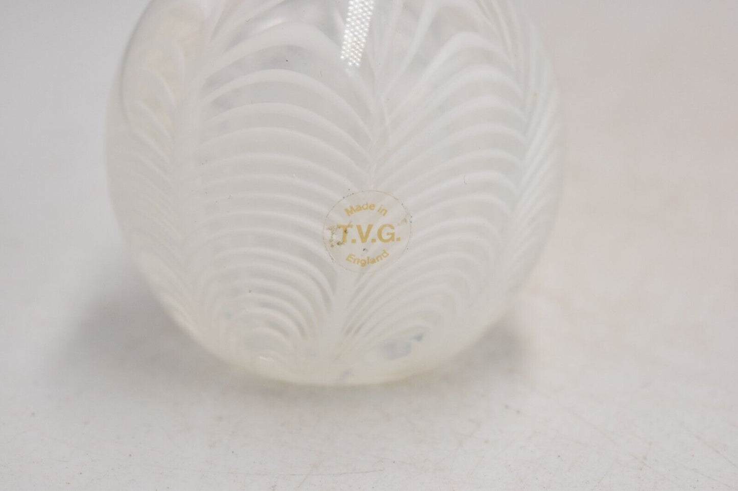 Vintage Teign Valley Glass Paperweight - Decorative Art Glass
