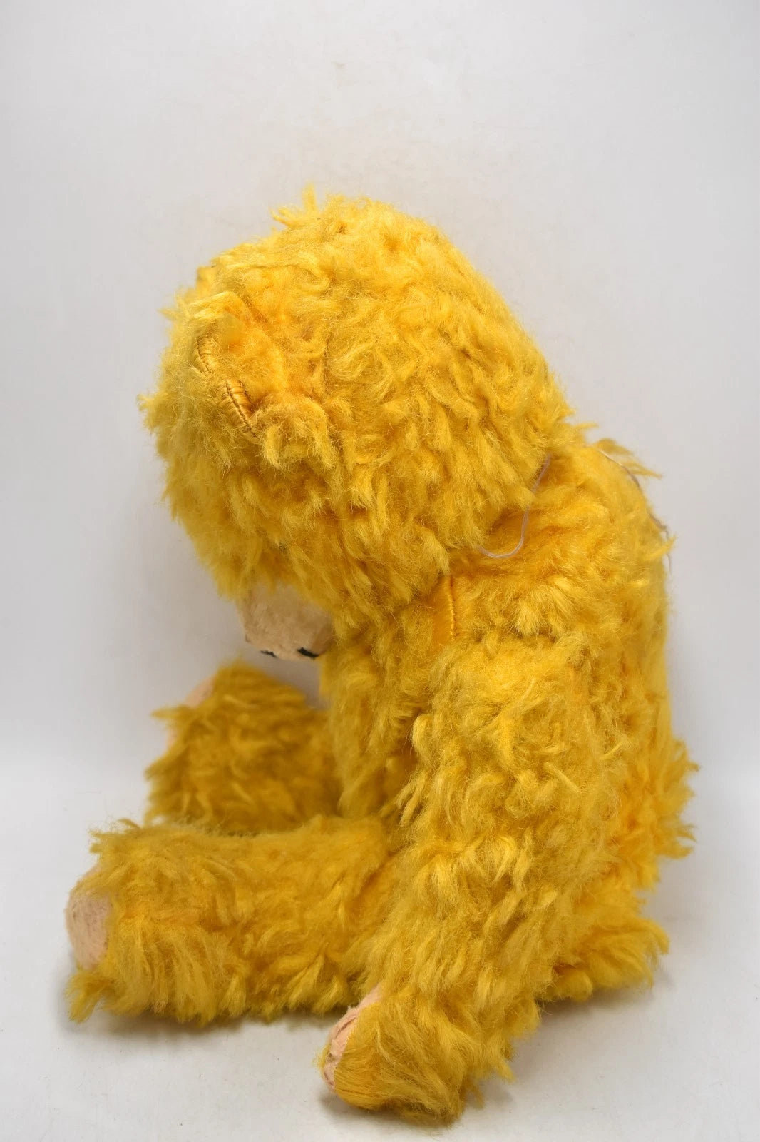 1950s European Wood Wool Vintage Teddy Bear Fully Jointed 45cm Collectible