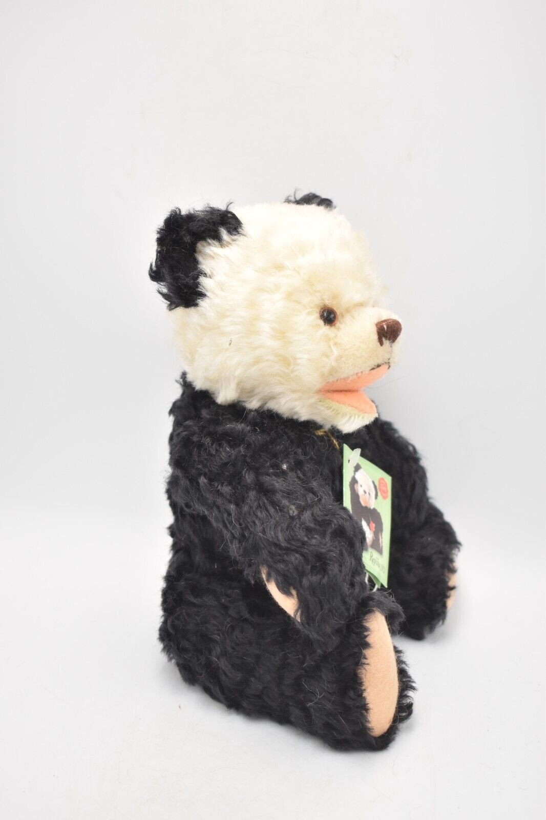 Hermann Replica 1952 Panda Teddy Bear – Retired & Tagged, Mohair