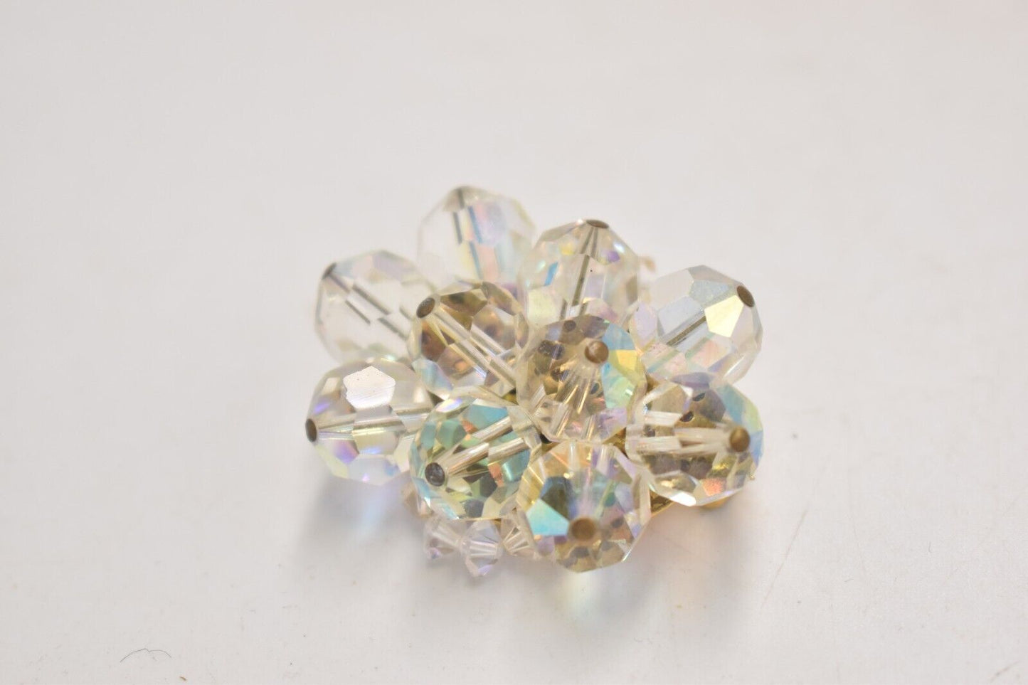 Vintage Gold Tone Aurora Borealis Brooch – Women's Jewellery