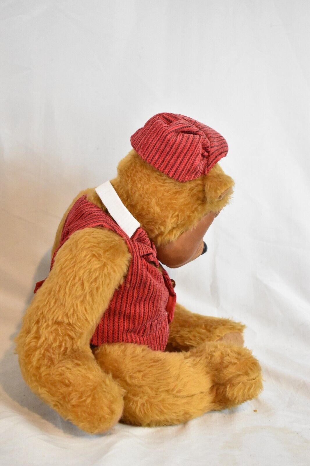 Vintage Georgette Zlomke Style Ceramic Face Artist Teddy Bear – Fully Jointed