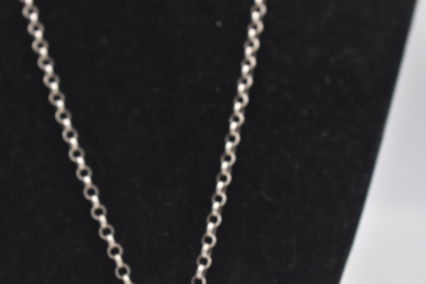Vintage Sterling Silver 925 Tiger Eye Pendant Necklace – 46cm, 17.1g