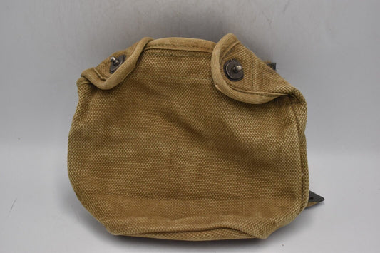 British Army 44 Pattern Water Bottle Pouch – Tan Canteen Carrier – Vintage Military Gear