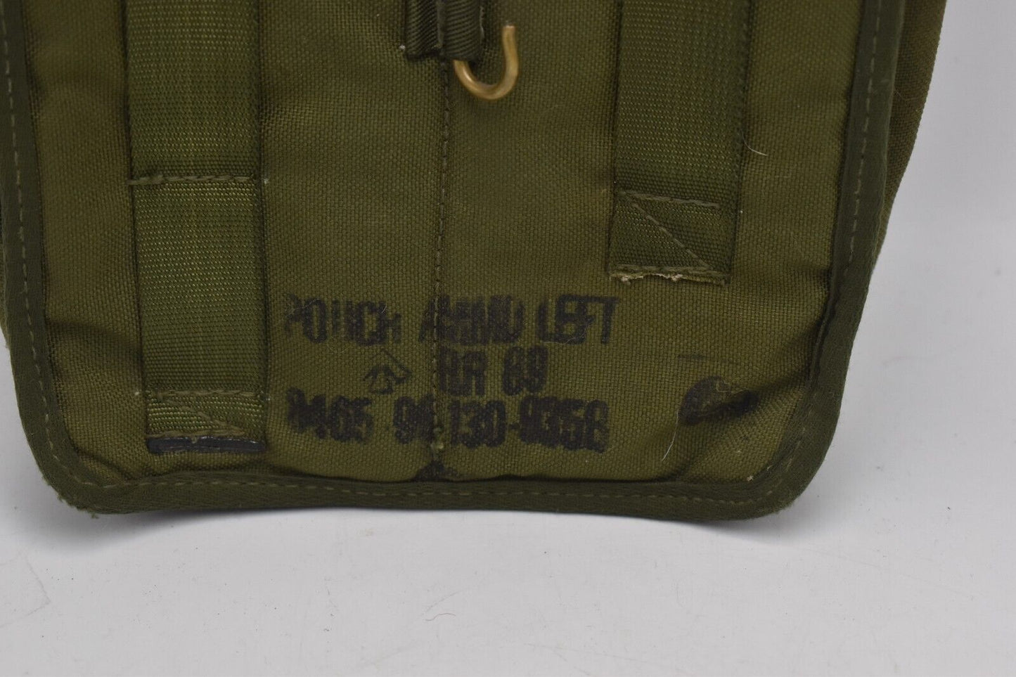 British Army Olive Green PLCE Left Hand Double Ammunition Pouch – Dated 1989