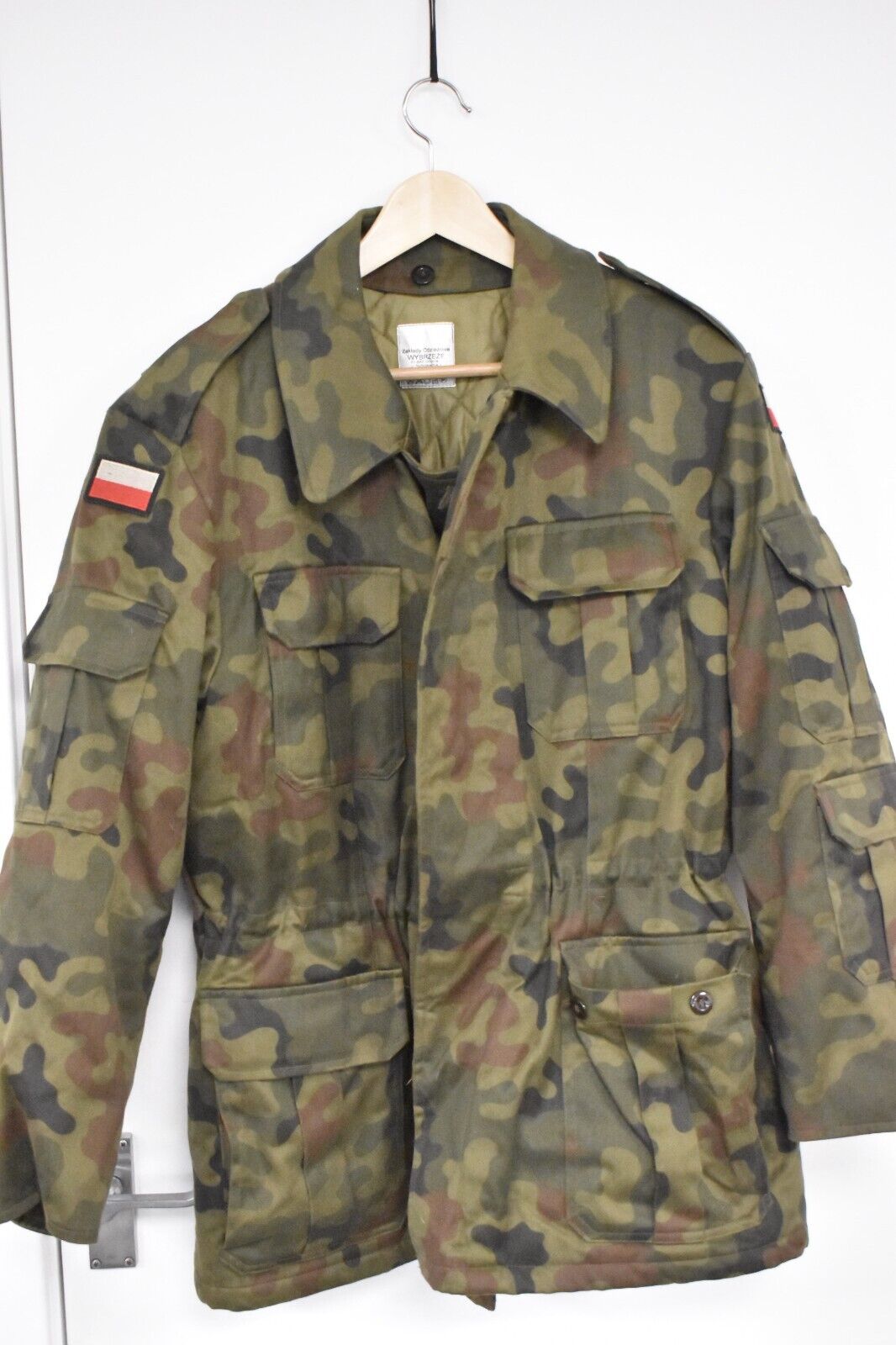 Polish Army WZ93 Pantera Woodland Camo Jacket Parka – Removable Liner, Chest 44"