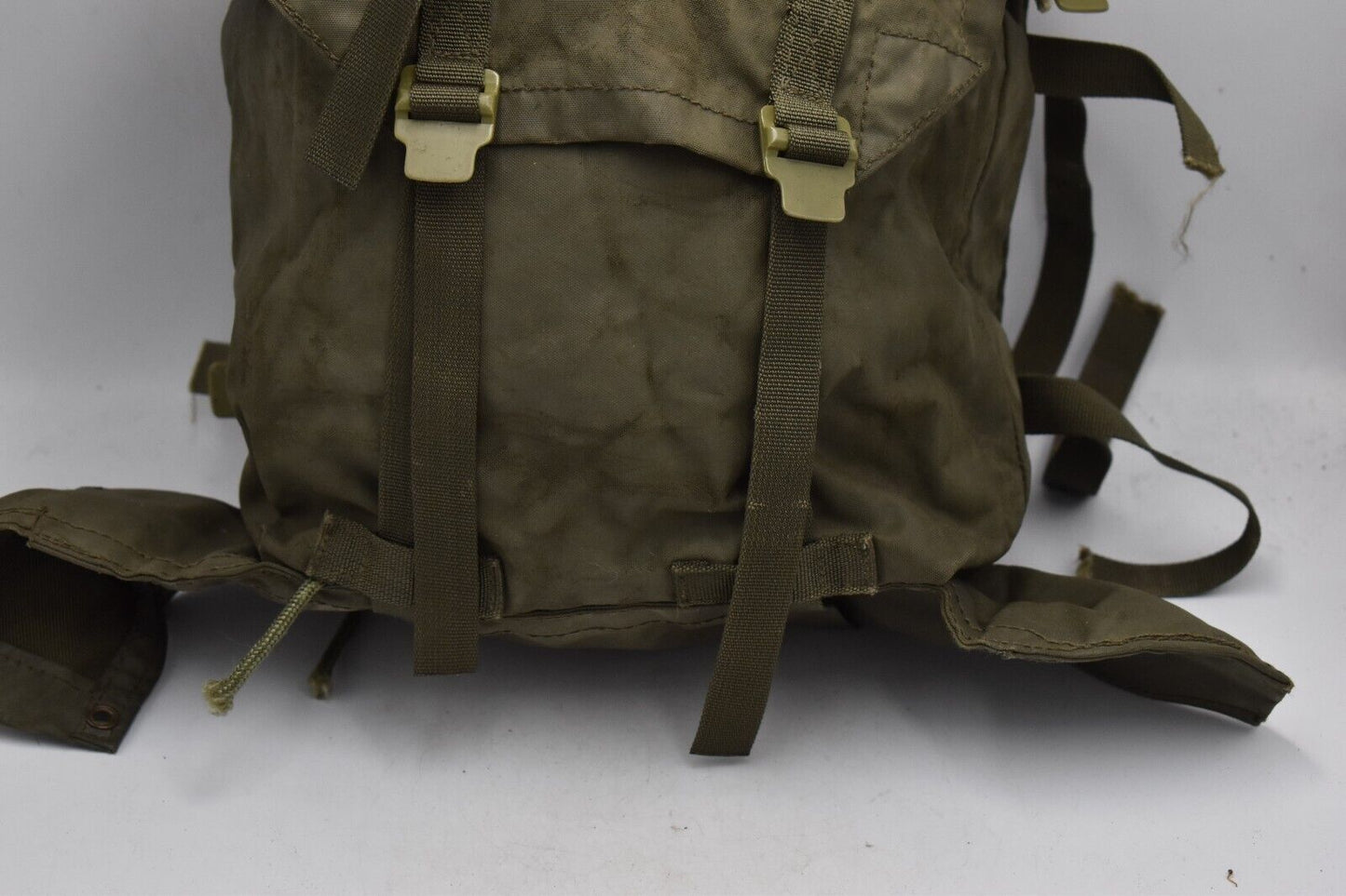 British Army 1972 Trials Pattern Butt Pack Haversack Pouch – Olive Green PVC