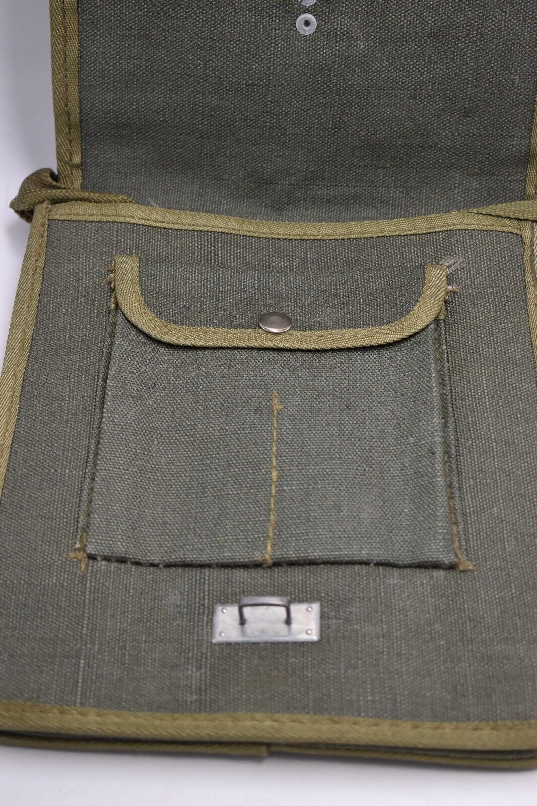 Polish Army Canvas Shoulder Bag / Document Carrier