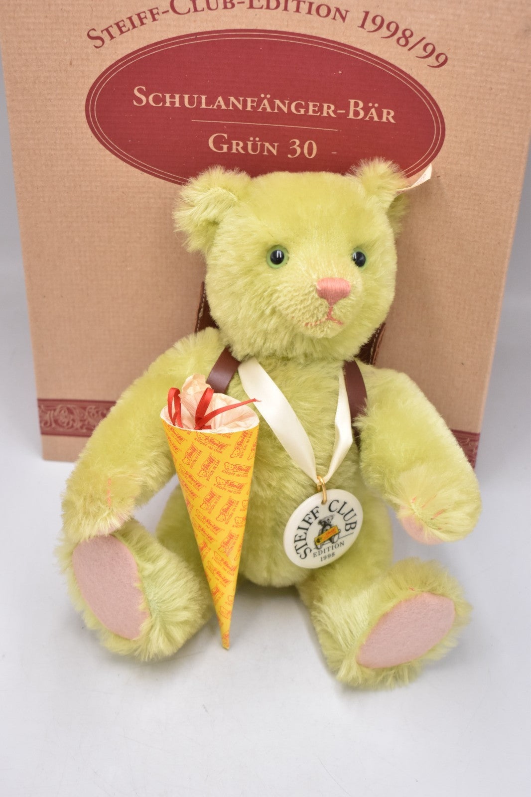 Steiff School Starter Teddy Bear – Limited Edition 420139 – Boxed with Cert