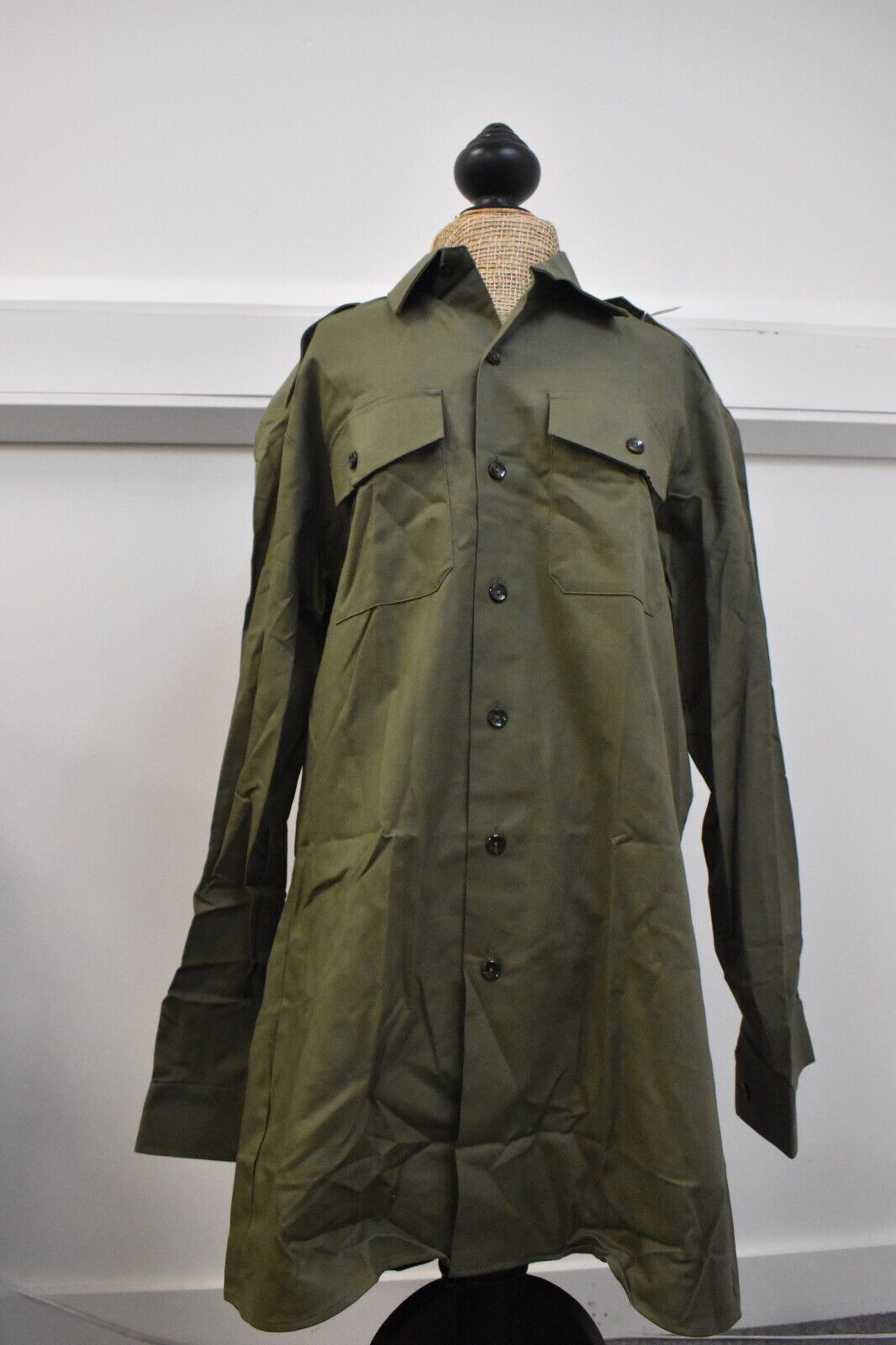British Army General Service Shirt – OD Ben Sherman, Size 38/40"
