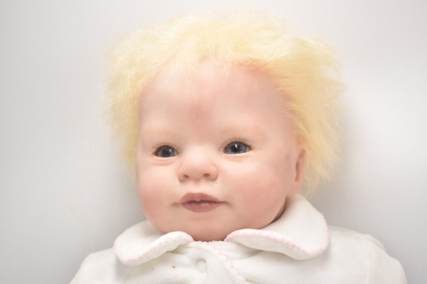 Reborn Baby Girl Doll – Molly, Weighted & Artist Finished with Hand-Rooted Hair (58cm)