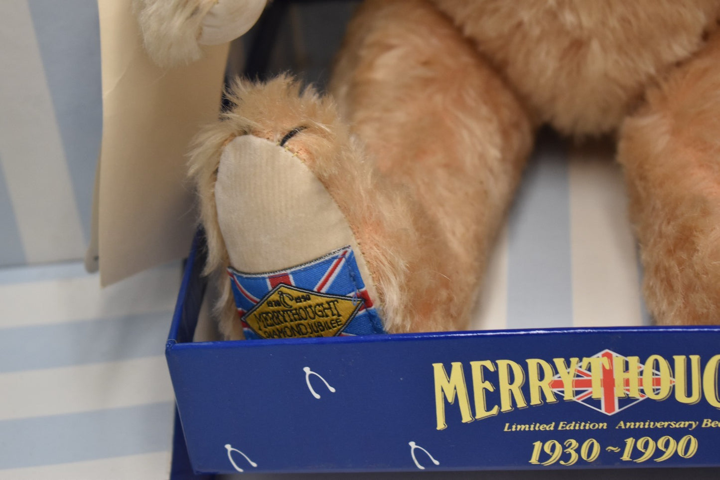 Merrythought Diamond Jubilee Bear 1930–1990 – Limited Edition #1873