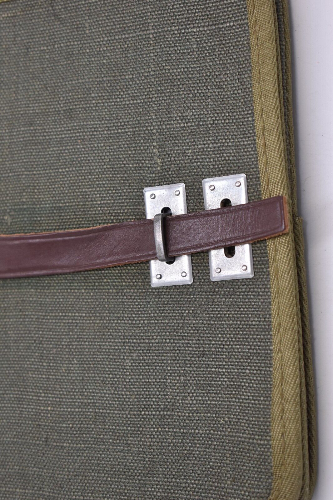 Polish Army Canvas Shoulder Bag / Document Carrier
