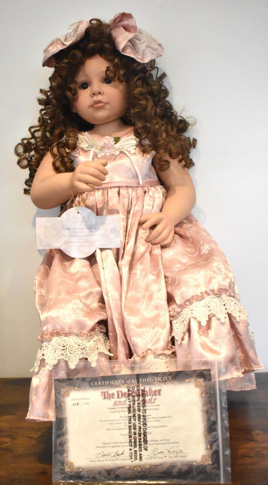 The Doll Maker & Friends Life Like Baby Girl Doll by Linda Rick – Limited Edition