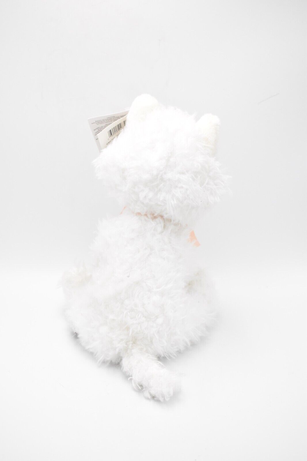 Russ Berrie Fuffi White Cat Teddy Bear Retired Tagged Soft Plush Toy