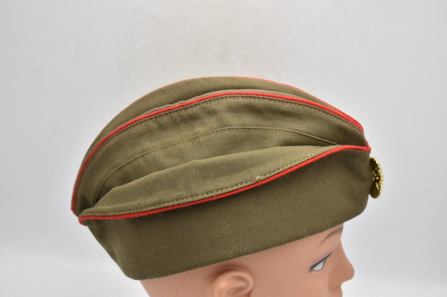 USSR Russian Army Officer Garrison Cap – Size 58, with Badge