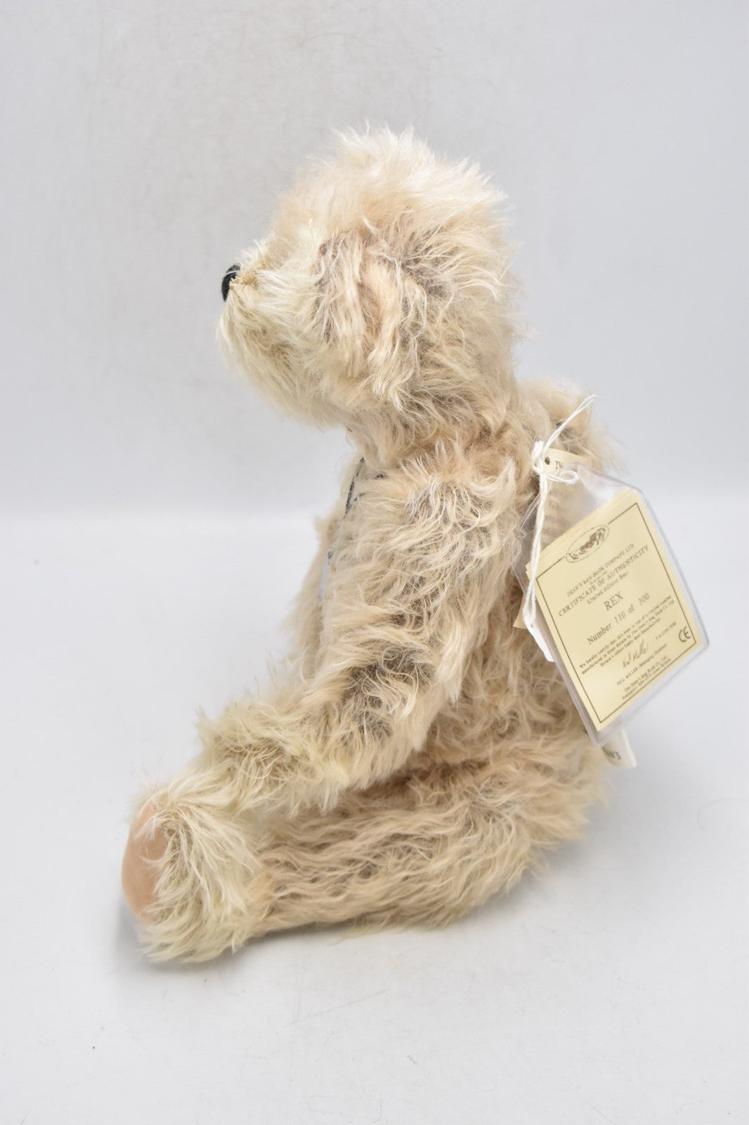 Deans Rag Book Co Rex Teddy Bear – Limited Edition 110/300 – Mohair