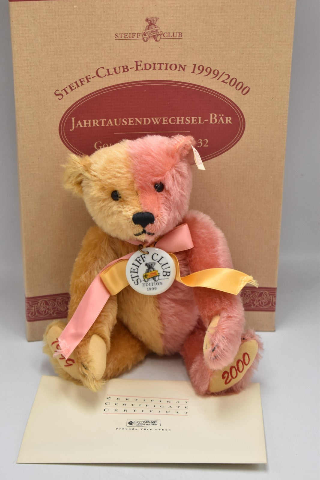 Steiff Millennium 2000 Teddy Bear 420184 Limited Edition – 32cm