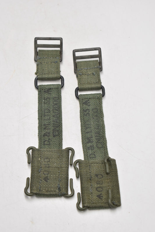 British Army 44 Pattern Webbing Belt Brace Pair Dated 1955