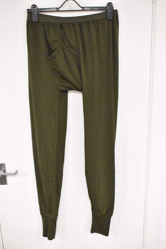 British Army Thermal Drawers, PCS Long Johns Underwear, Olive Green, XL