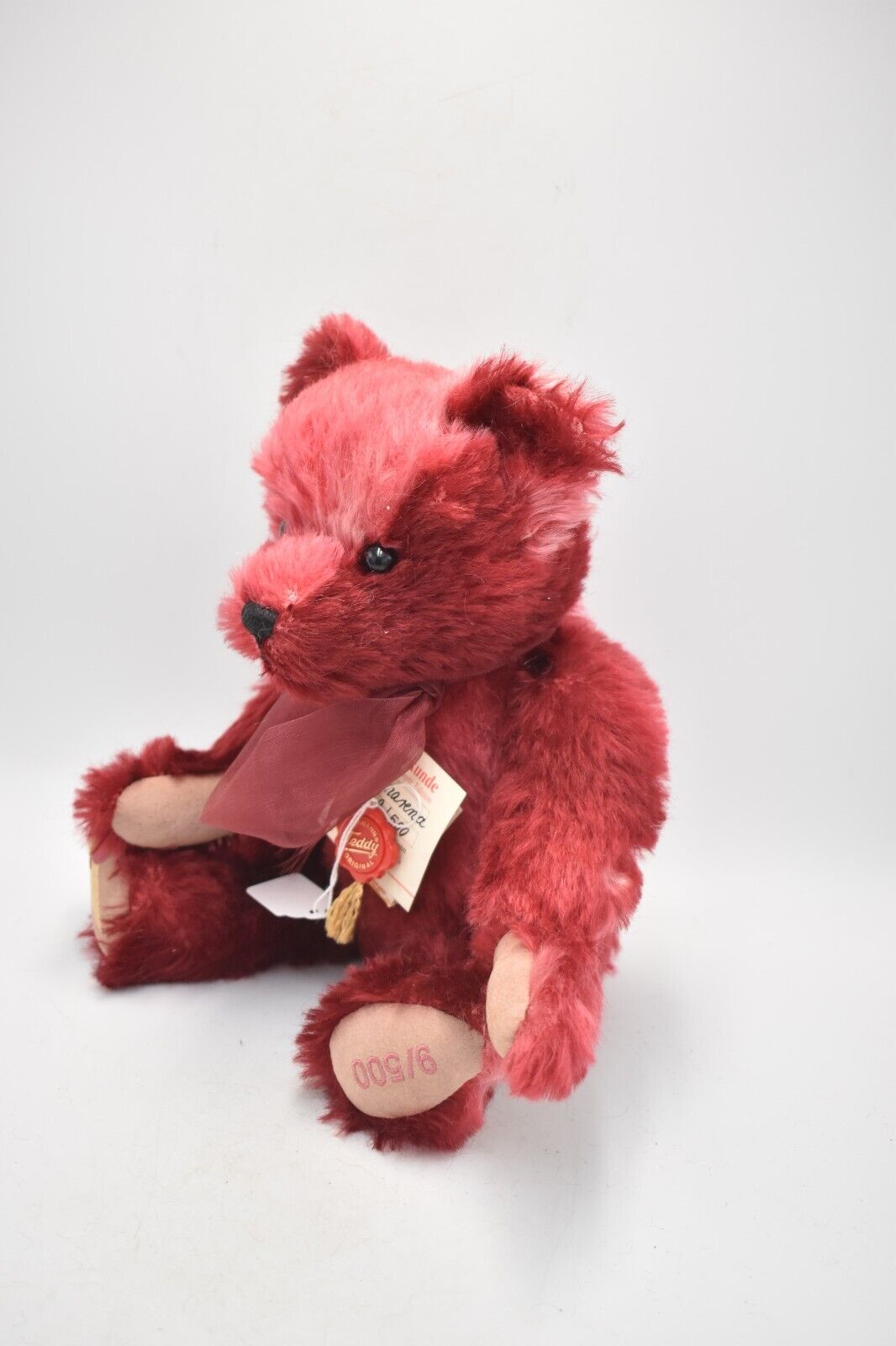 Hermann Amarena Teddy Bear - Retired Limited Edition #9/500, Mohair, Tagged