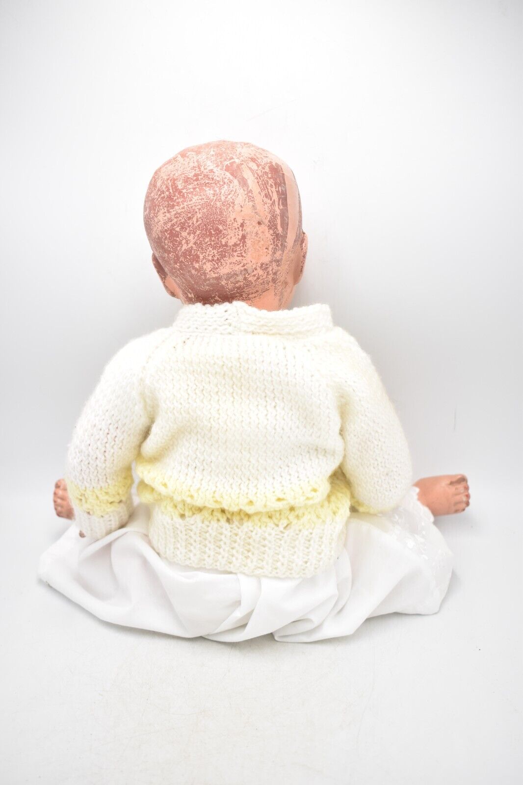 Vintage 1930s Early Composition Doll - Sleepy Eyes, 44cm