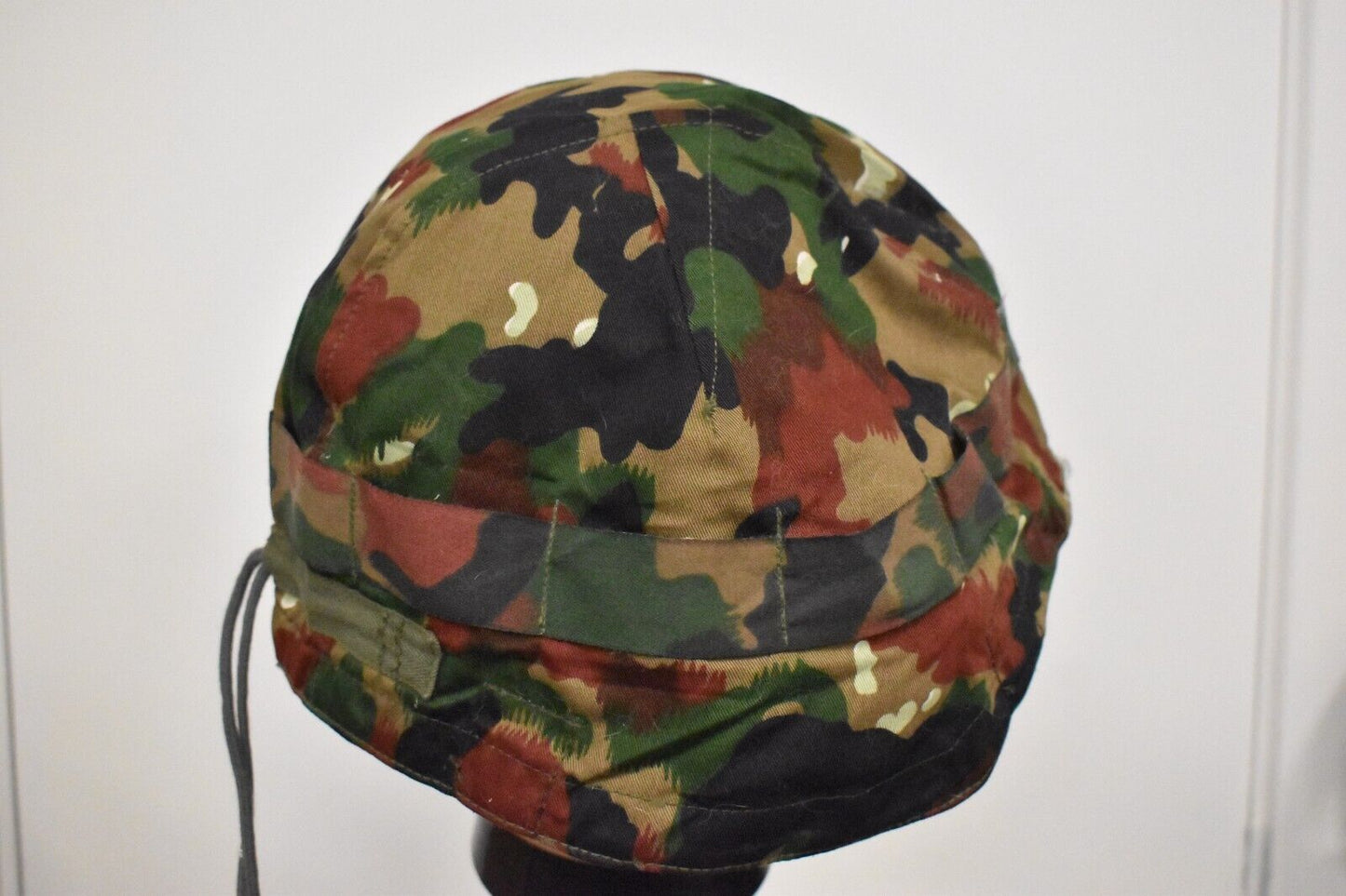 Swiss Army M71 Helmet Cover – Cotton Alpenflage Camo Alpentarn