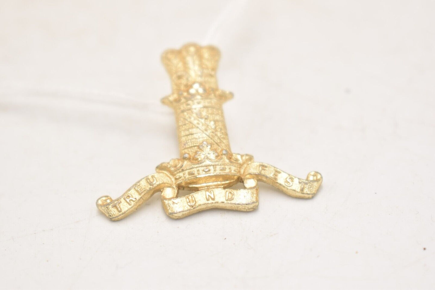 Vintage 11th Hussars Cap Badge British Army 1960s Staybrite