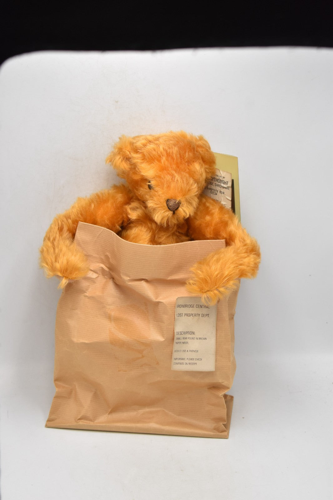 Merrythought Lost Property Mohair Teddy Bear Limited Edition