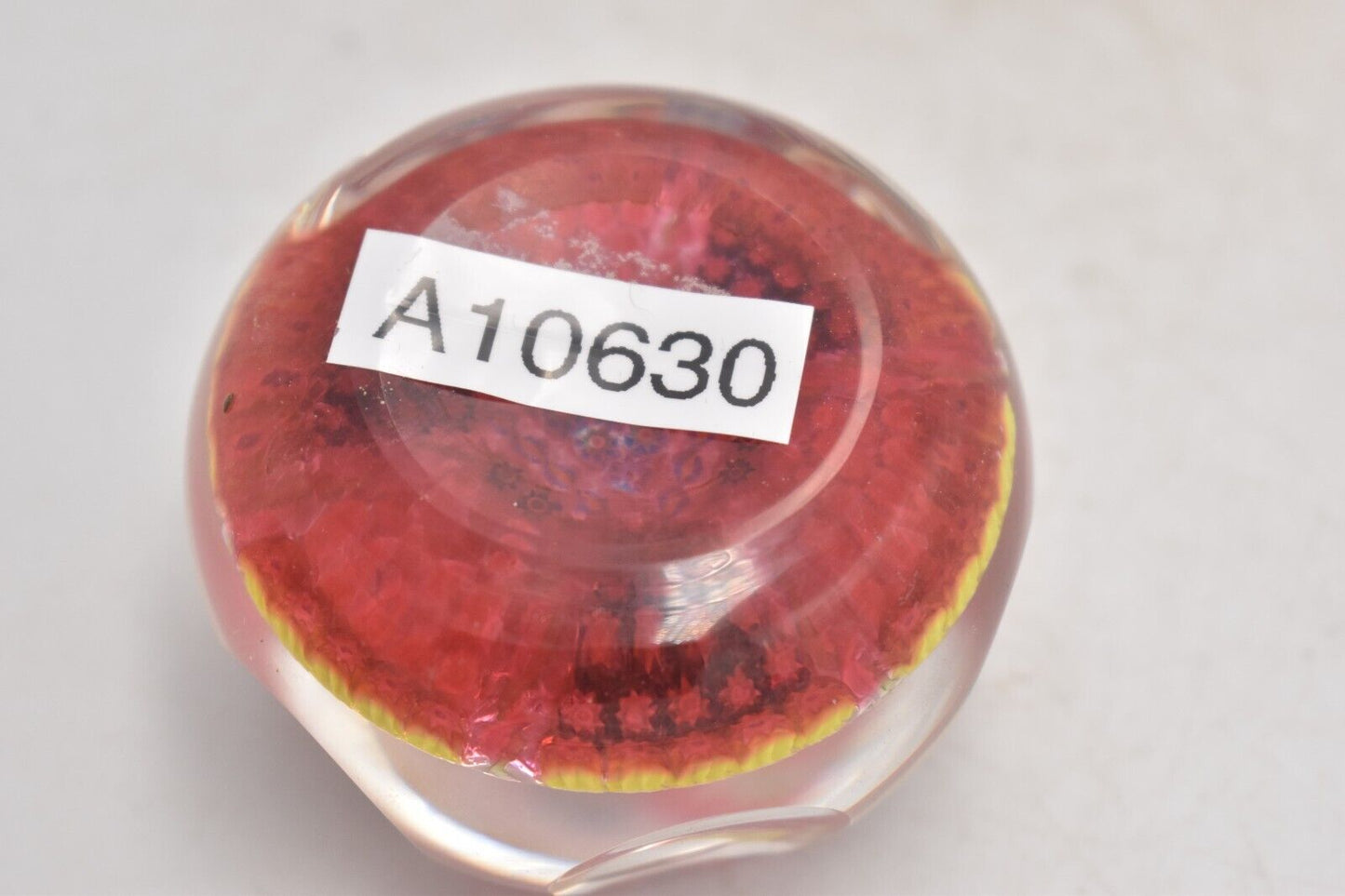 Vintage Perthshire Millefiori and Radial Twist Paperweight Decorative Art Glass
