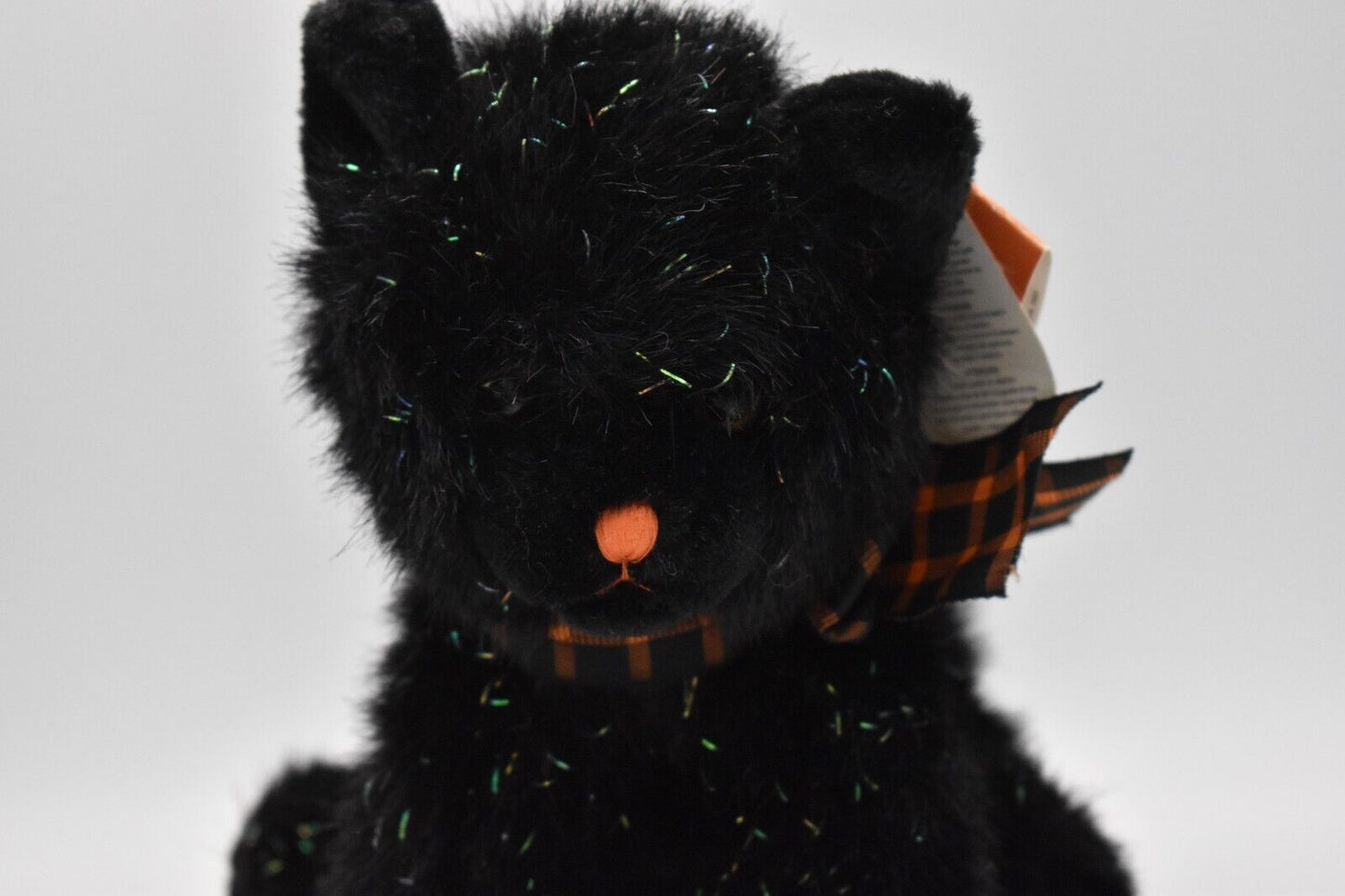 Russ Berrie Burnside Black Cat – Retired & Tagged Plush Soft Toy