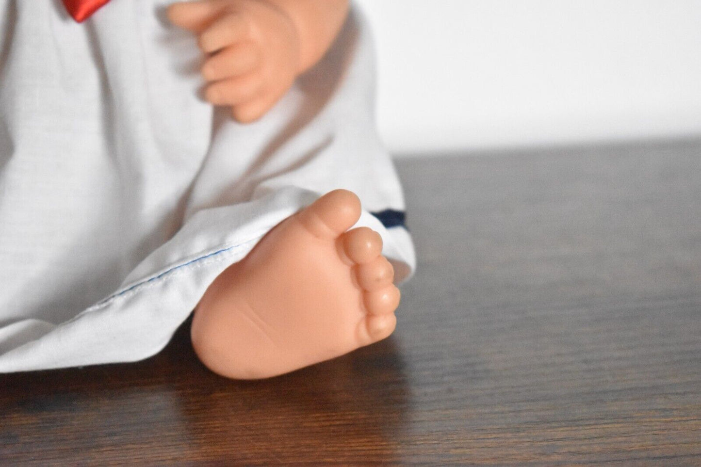 Vintage Famosa Baby Doll Rubber Doll Sailing Outfit