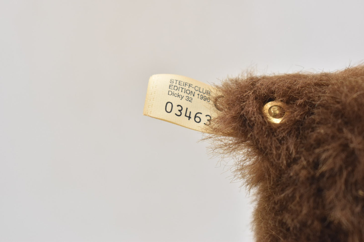 Steiff Dicky Brown Bear 1935 Club Edition 1996 Limited Edition 420078 – 32cm