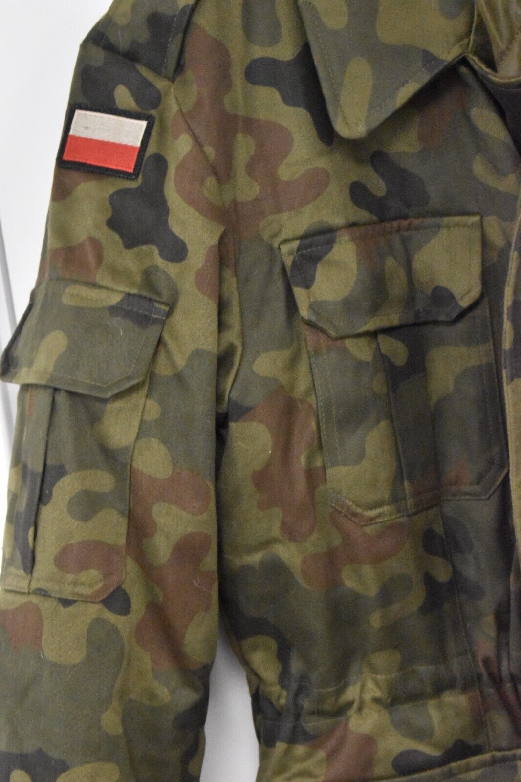 Polish Army WZ93 Pantera Woodland Camo Jacket Parka – Removable Liner, Chest 44"