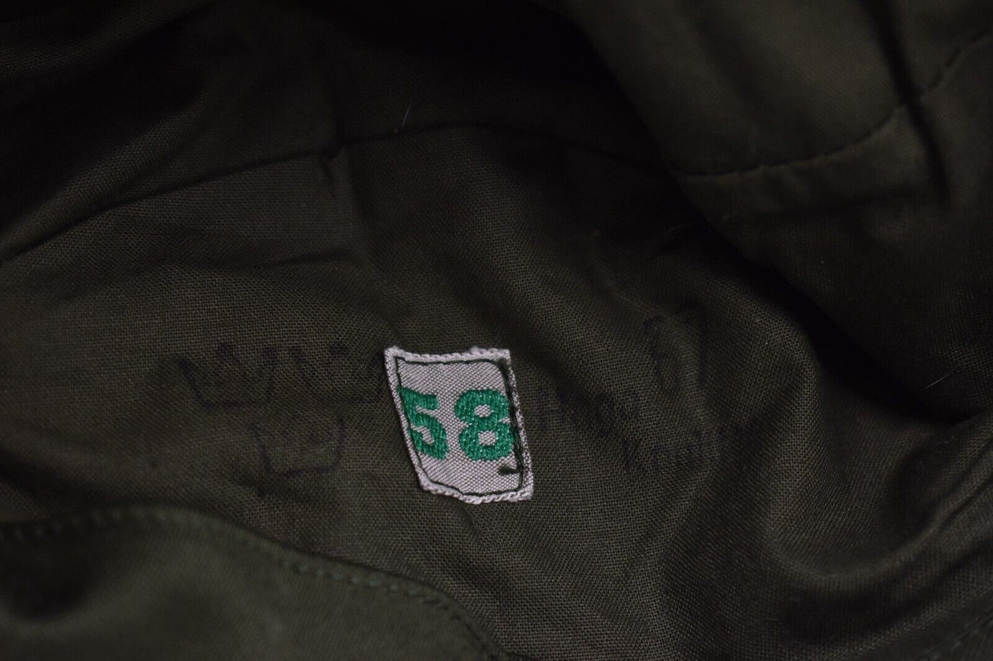 Swedish Army Green M59 Combat Fatigue Baseball Cap Hat – Size 58