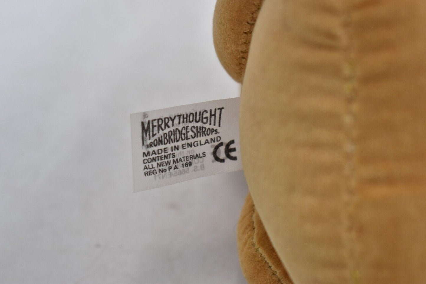 Merrythought Velour Jointed Teddy Bear – Fully Jointed – Classic British Collectible