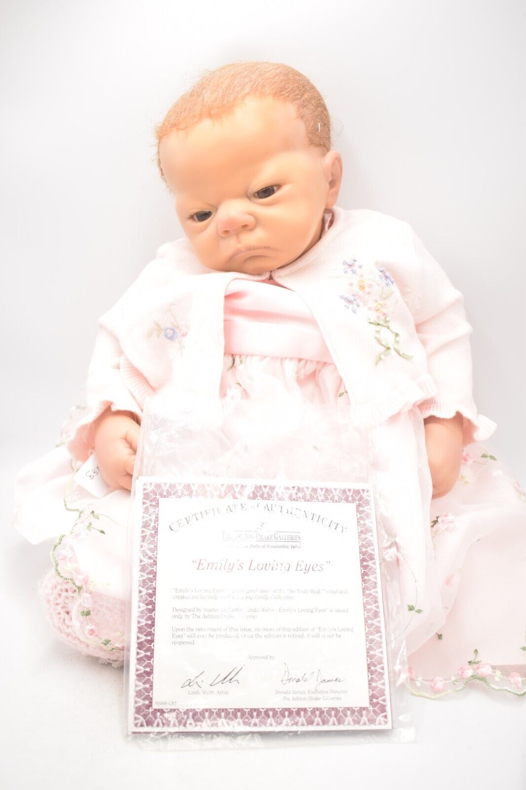 Ashton Drake Baby Emily's Loving Eyes – So Truly Real by Artist Linda Webb